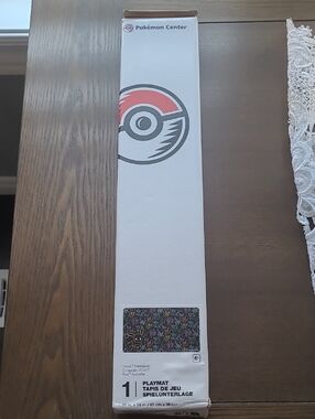 Pokemon Center White and Red Pokeball Playmat Box